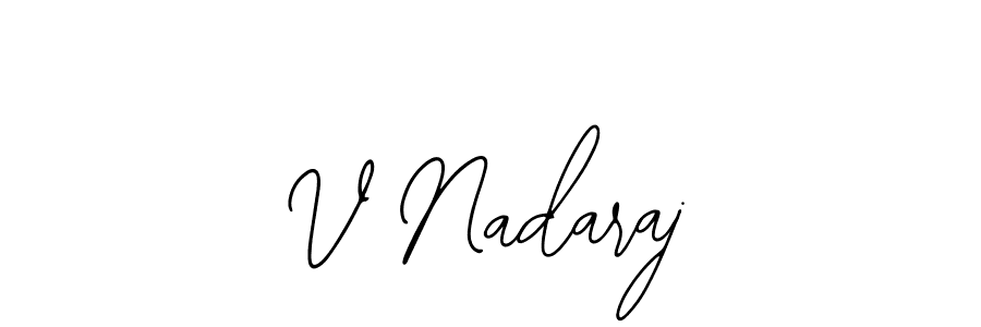 It looks lik you need a new signature style for name V Nadaraj. Design unique handwritten (Bearetta-2O07w) signature with our free signature maker in just a few clicks. V Nadaraj signature style 12 images and pictures png