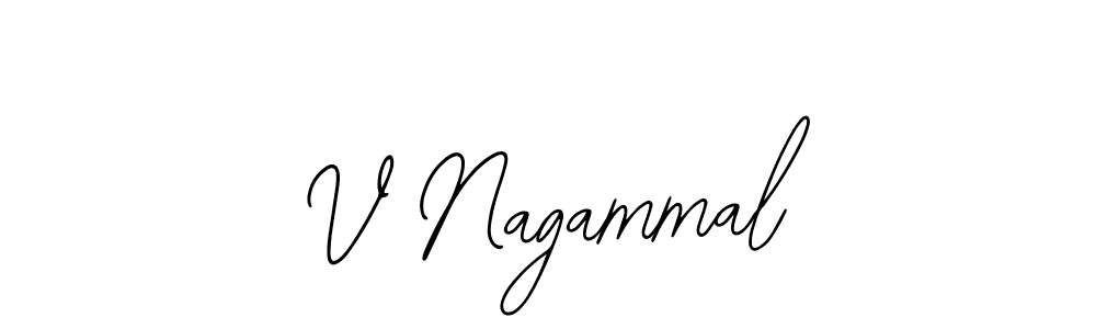 Create a beautiful signature design for name V Nagammal. With this signature (Bearetta-2O07w) fonts, you can make a handwritten signature for free. V Nagammal signature style 12 images and pictures png