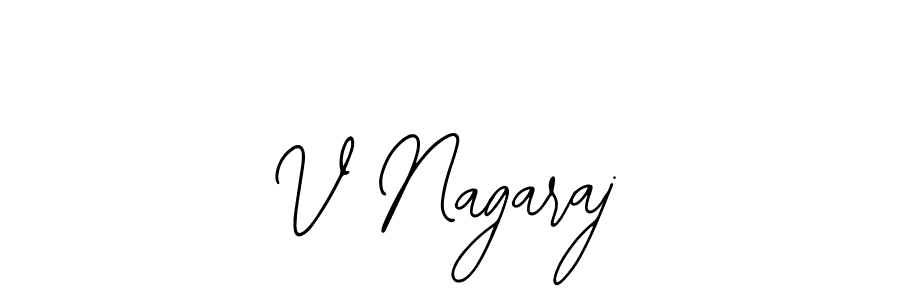 You should practise on your own different ways (Bearetta-2O07w) to write your name (V Nagaraj) in signature. don't let someone else do it for you. V Nagaraj signature style 12 images and pictures png