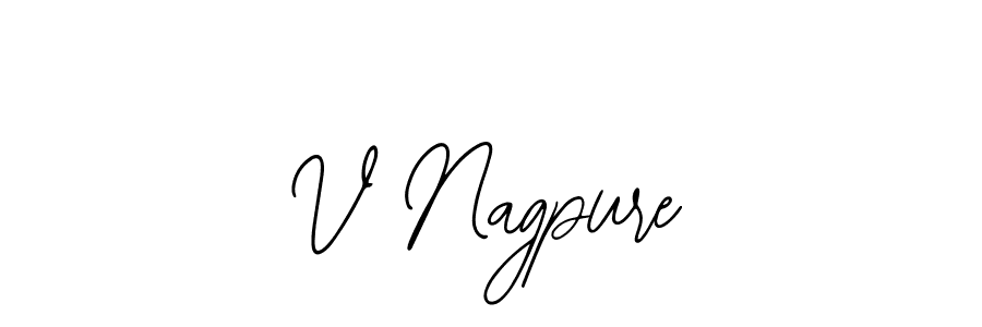 Also we have V Nagpure name is the best signature style. Create professional handwritten signature collection using Bearetta-2O07w autograph style. V Nagpure signature style 12 images and pictures png