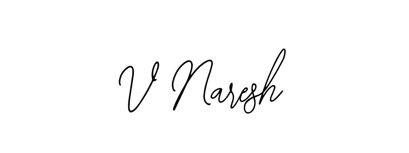 V Naresh stylish signature style. Best Handwritten Sign (Bearetta-2O07w) for my name. Handwritten Signature Collection Ideas for my name V Naresh. V Naresh signature style 12 images and pictures png