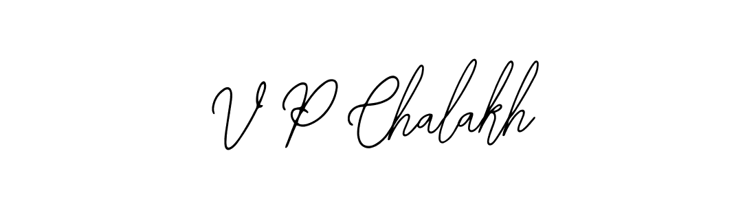 Bearetta-2O07w is a professional signature style that is perfect for those who want to add a touch of class to their signature. It is also a great choice for those who want to make their signature more unique. Get V P Chalakh name to fancy signature for free. V P Chalakh signature style 12 images and pictures png