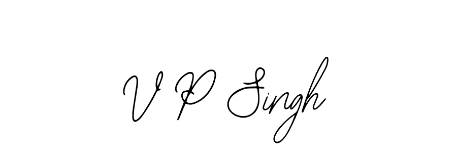 Also You can easily find your signature by using the search form. We will create V P Singh name handwritten signature images for you free of cost using Bearetta-2O07w sign style. V P Singh signature style 12 images and pictures png