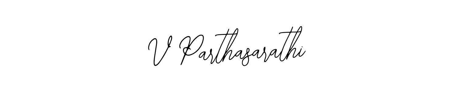 Make a beautiful signature design for name V Parthasarathi. With this signature (Bearetta-2O07w) style, you can create a handwritten signature for free. V Parthasarathi signature style 12 images and pictures png