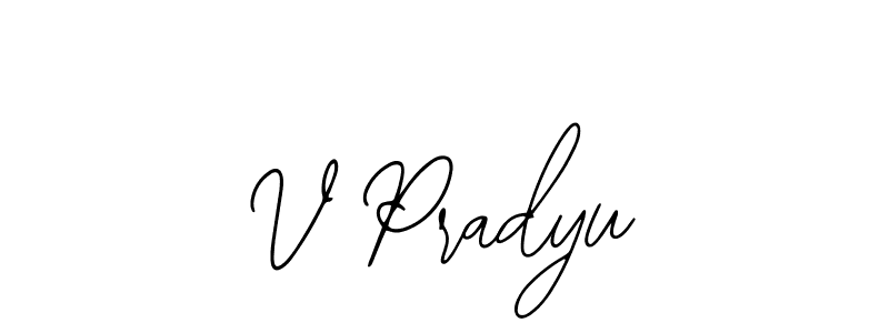 Best and Professional Signature Style for V Pradyu. Bearetta-2O07w Best Signature Style Collection. V Pradyu signature style 12 images and pictures png