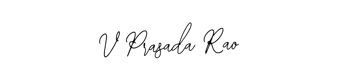 Make a beautiful signature design for name V Prasada Rao. With this signature (Bearetta-2O07w) style, you can create a handwritten signature for free. V Prasada Rao signature style 12 images and pictures png