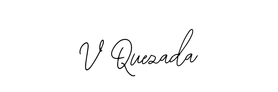 It looks lik you need a new signature style for name V Quezada. Design unique handwritten (Bearetta-2O07w) signature with our free signature maker in just a few clicks. V Quezada signature style 12 images and pictures png