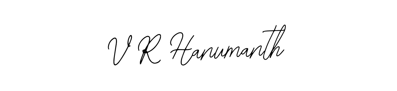 Also You can easily find your signature by using the search form. We will create V R Hanumanth name handwritten signature images for you free of cost using Bearetta-2O07w sign style. V R Hanumanth signature style 12 images and pictures png