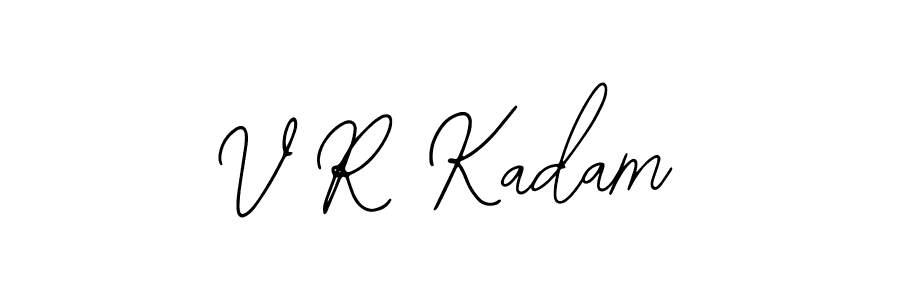 V R Kadam stylish signature style. Best Handwritten Sign (Bearetta-2O07w) for my name. Handwritten Signature Collection Ideas for my name V R Kadam. V R Kadam signature style 12 images and pictures png