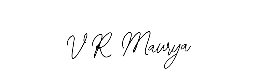 How to make V R Maurya signature? Bearetta-2O07w is a professional autograph style. Create handwritten signature for V R Maurya name. V R Maurya signature style 12 images and pictures png