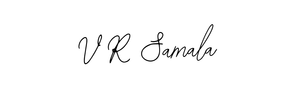 Similarly Bearetta-2O07w is the best handwritten signature design. Signature creator online .You can use it as an online autograph creator for name V R Samala. V R Samala signature style 12 images and pictures png