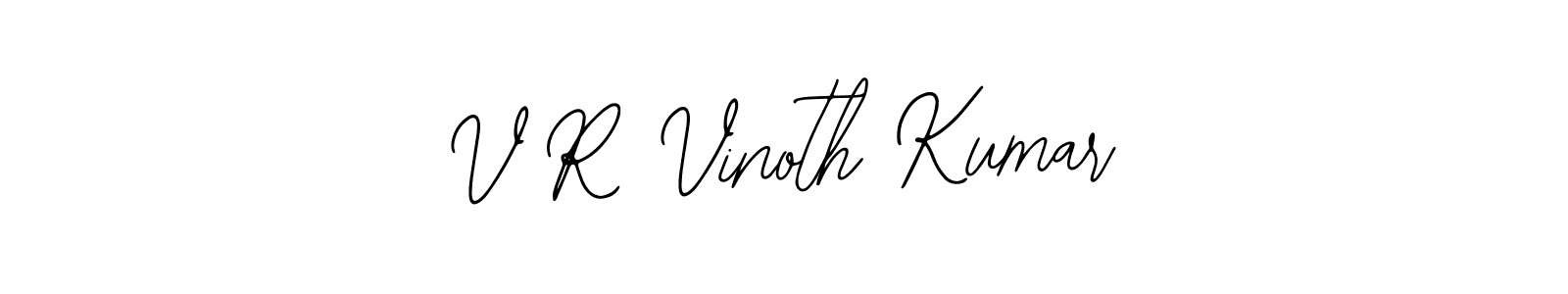 Bearetta-2O07w is a professional signature style that is perfect for those who want to add a touch of class to their signature. It is also a great choice for those who want to make their signature more unique. Get V R Vinoth Kumar name to fancy signature for free. V R Vinoth Kumar signature style 12 images and pictures png