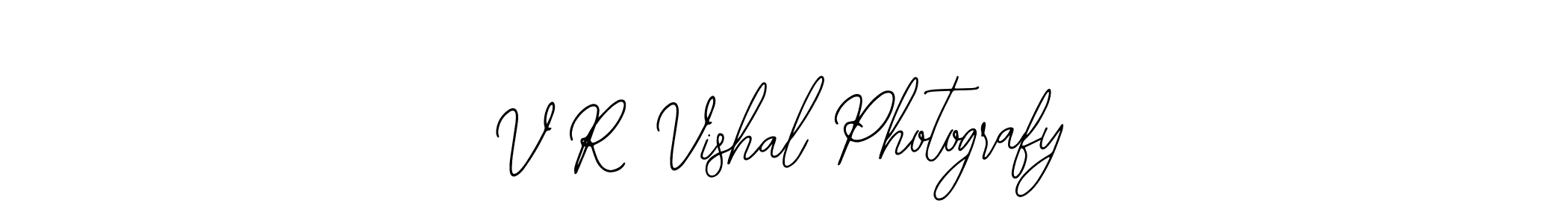 Create a beautiful signature design for name V R Vishal Photografy. With this signature (Bearetta-2O07w) fonts, you can make a handwritten signature for free. V R Vishal Photografy signature style 12 images and pictures png