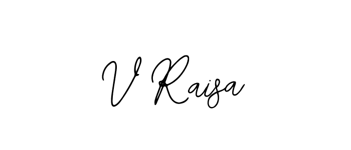 Best and Professional Signature Style for V Raisa. Bearetta-2O07w Best Signature Style Collection. V Raisa signature style 12 images and pictures png