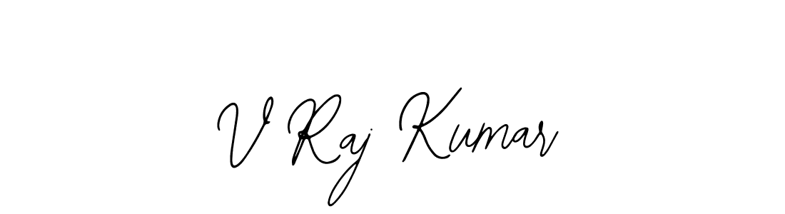 How to make V Raj Kumar signature? Bearetta-2O07w is a professional autograph style. Create handwritten signature for V Raj Kumar name. V Raj Kumar signature style 12 images and pictures png