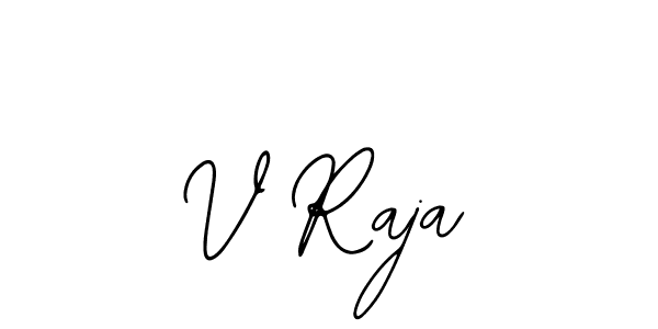 Also You can easily find your signature by using the search form. We will create V Raja name handwritten signature images for you free of cost using Bearetta-2O07w sign style. V Raja signature style 12 images and pictures png