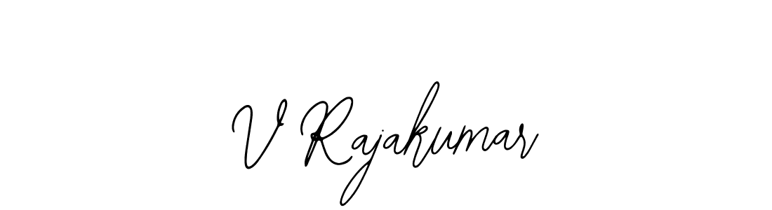 Similarly Bearetta-2O07w is the best handwritten signature design. Signature creator online .You can use it as an online autograph creator for name V Rajakumar. V Rajakumar signature style 12 images and pictures png
