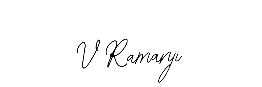 V Ramanji stylish signature style. Best Handwritten Sign (Bearetta-2O07w) for my name. Handwritten Signature Collection Ideas for my name V Ramanji. V Ramanji signature style 12 images and pictures png