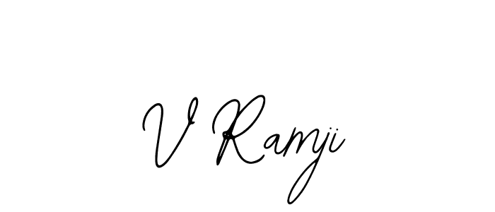 How to make V Ramji signature? Bearetta-2O07w is a professional autograph style. Create handwritten signature for V Ramji name. V Ramji signature style 12 images and pictures png