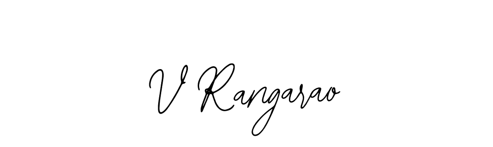 Bearetta-2O07w is a professional signature style that is perfect for those who want to add a touch of class to their signature. It is also a great choice for those who want to make their signature more unique. Get V Rangarao name to fancy signature for free. V Rangarao signature style 12 images and pictures png