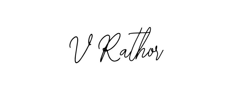 It looks lik you need a new signature style for name V Rathor. Design unique handwritten (Bearetta-2O07w) signature with our free signature maker in just a few clicks. V Rathor signature style 12 images and pictures png