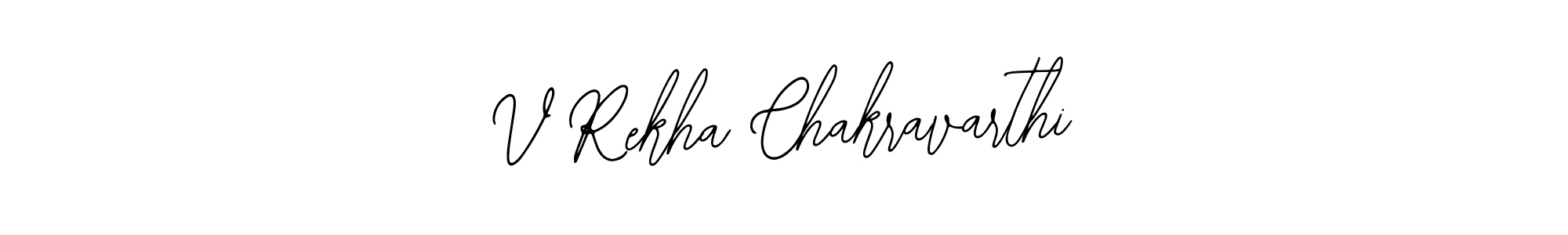 if you are searching for the best signature style for your name V Rekha Chakravarthi. so please give up your signature search. here we have designed multiple signature styles  using Bearetta-2O07w. V Rekha Chakravarthi signature style 12 images and pictures png