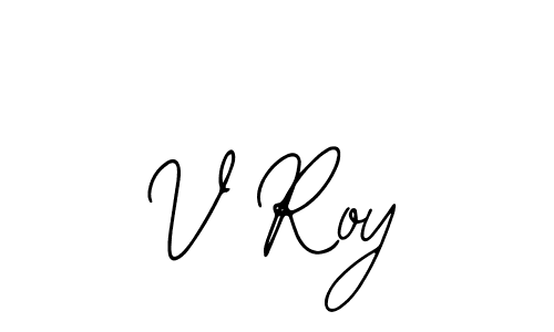 Make a beautiful signature design for name V Roy. With this signature (Bearetta-2O07w) style, you can create a handwritten signature for free. V Roy signature style 12 images and pictures png