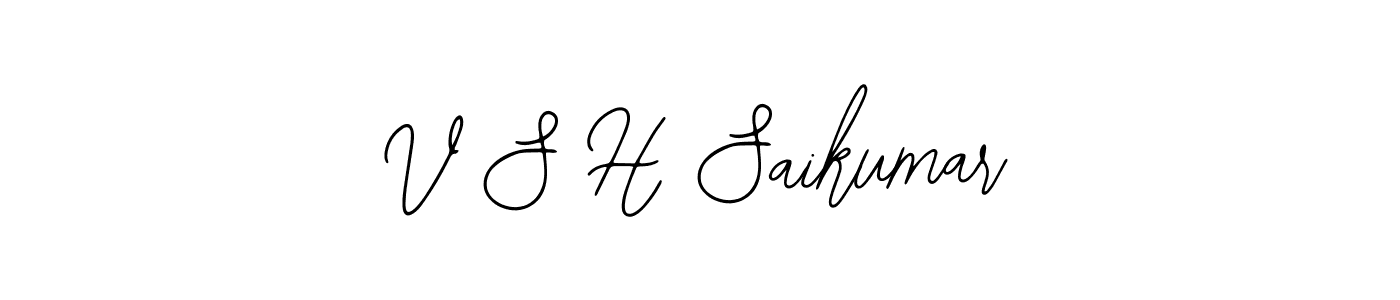 Make a beautiful signature design for name V S H Saikumar. Use this online signature maker to create a handwritten signature for free. V S H Saikumar signature style 12 images and pictures png