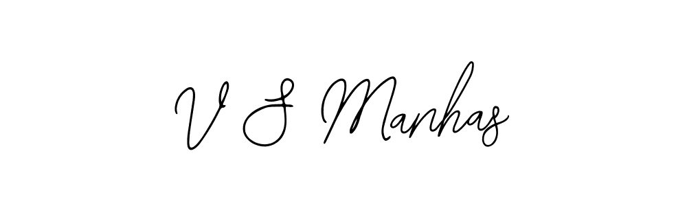 Similarly Bearetta-2O07w is the best handwritten signature design. Signature creator online .You can use it as an online autograph creator for name V S Manhas. V S Manhas signature style 12 images and pictures png