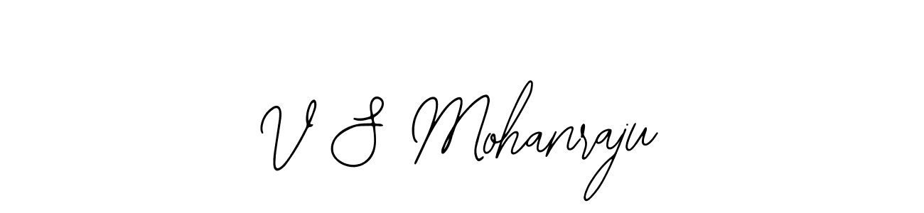 How to Draw V S Mohanraju signature style? Bearetta-2O07w is a latest design signature styles for name V S Mohanraju. V S Mohanraju signature style 12 images and pictures png