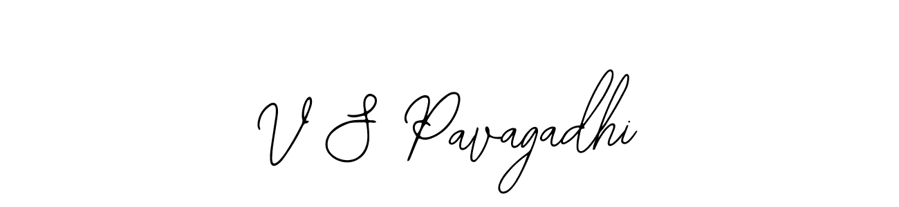 This is the best signature style for the V S Pavagadhi name. Also you like these signature font (Bearetta-2O07w). Mix name signature. V S Pavagadhi signature style 12 images and pictures png