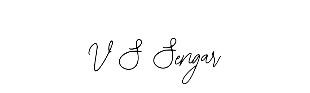 Create a beautiful signature design for name V S Sengar. With this signature (Bearetta-2O07w) fonts, you can make a handwritten signature for free. V S Sengar signature style 12 images and pictures png