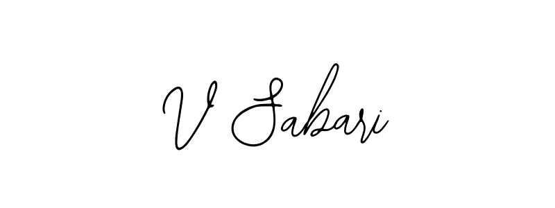 if you are searching for the best signature style for your name V Sabari. so please give up your signature search. here we have designed multiple signature styles  using Bearetta-2O07w. V Sabari signature style 12 images and pictures png