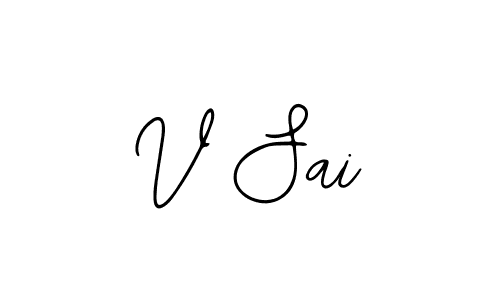 V Sai stylish signature style. Best Handwritten Sign (Bearetta-2O07w) for my name. Handwritten Signature Collection Ideas for my name V Sai. V Sai signature style 12 images and pictures png