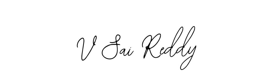 The best way (Bearetta-2O07w) to make a short signature is to pick only two or three words in your name. The name V Sai Reddy include a total of six letters. For converting this name. V Sai Reddy signature style 12 images and pictures png