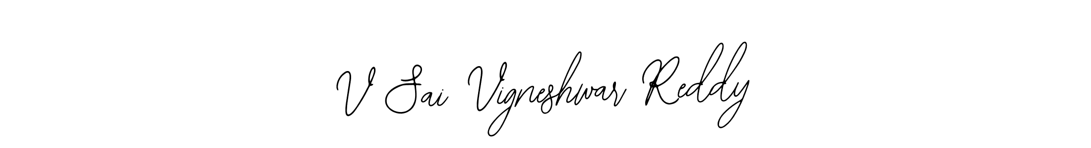 How to Draw V Sai Vigneshwar Reddy signature style? Bearetta-2O07w is a latest design signature styles for name V Sai Vigneshwar Reddy. V Sai Vigneshwar Reddy signature style 12 images and pictures png