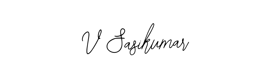 Also You can easily find your signature by using the search form. We will create V Sasikumar name handwritten signature images for you free of cost using Bearetta-2O07w sign style. V Sasikumar signature style 12 images and pictures png