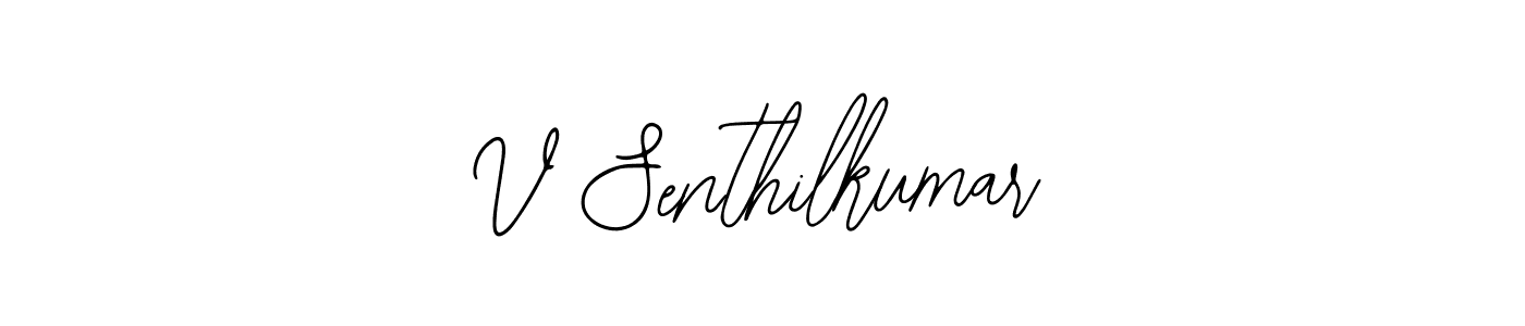 Create a beautiful signature design for name V Senthilkumar. With this signature (Bearetta-2O07w) fonts, you can make a handwritten signature for free. V Senthilkumar signature style 12 images and pictures png