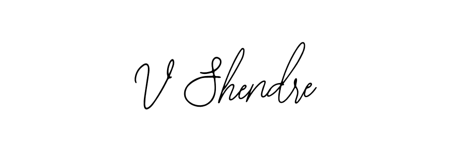How to make V Shendre signature? Bearetta-2O07w is a professional autograph style. Create handwritten signature for V Shendre name. V Shendre signature style 12 images and pictures png