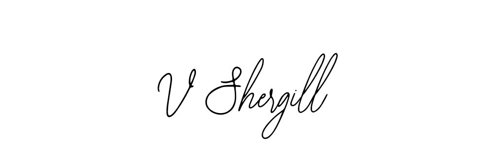 Similarly Bearetta-2O07w is the best handwritten signature design. Signature creator online .You can use it as an online autograph creator for name V Shergill. V Shergill signature style 12 images and pictures png