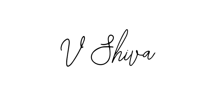 Use a signature maker to create a handwritten signature online. With this signature software, you can design (Bearetta-2O07w) your own signature for name V Shiva. V Shiva signature style 12 images and pictures png