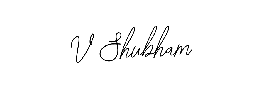 How to Draw V Shubham signature style? Bearetta-2O07w is a latest design signature styles for name V Shubham. V Shubham signature style 12 images and pictures png