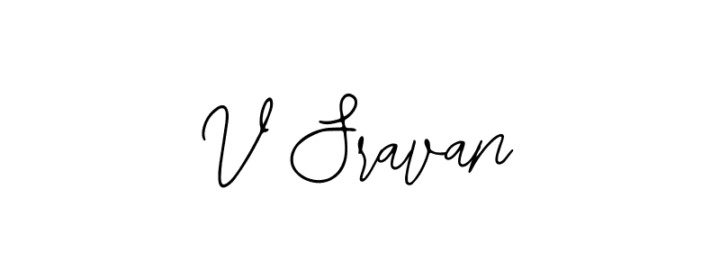 How to make V Sravan signature? Bearetta-2O07w is a professional autograph style. Create handwritten signature for V Sravan name. V Sravan signature style 12 images and pictures png
