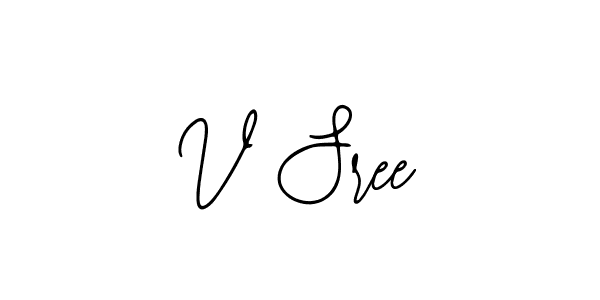 Design your own signature with our free online signature maker. With this signature software, you can create a handwritten (Bearetta-2O07w) signature for name V Sree. V Sree signature style 12 images and pictures png