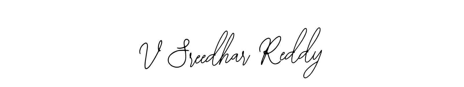 The best way (Bearetta-2O07w) to make a short signature is to pick only two or three words in your name. The name V Sreedhar Reddy include a total of six letters. For converting this name. V Sreedhar Reddy signature style 12 images and pictures png