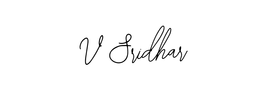 Also You can easily find your signature by using the search form. We will create V Sridhar name handwritten signature images for you free of cost using Bearetta-2O07w sign style. V Sridhar signature style 12 images and pictures png