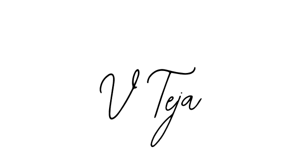 It looks lik you need a new signature style for name V Teja. Design unique handwritten (Bearetta-2O07w) signature with our free signature maker in just a few clicks. V Teja signature style 12 images and pictures png