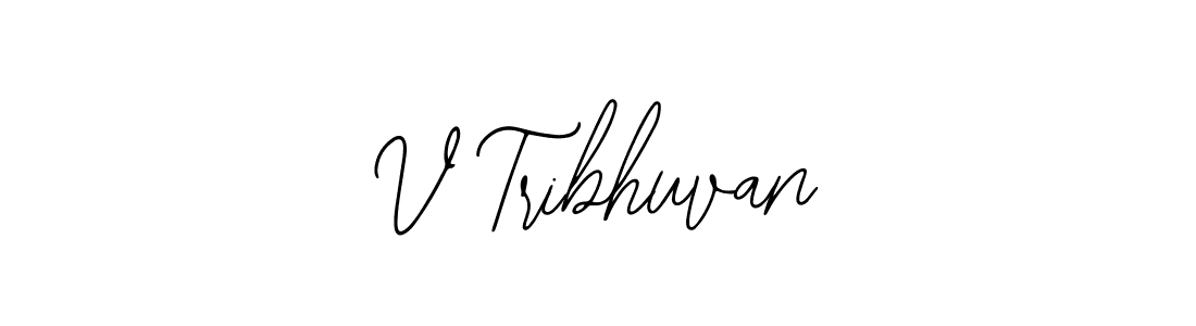 How to Draw V Tribhuvan signature style? Bearetta-2O07w is a latest design signature styles for name V Tribhuvan. V Tribhuvan signature style 12 images and pictures png