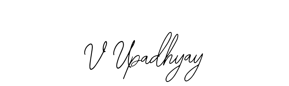 Best and Professional Signature Style for V Upadhyay. Bearetta-2O07w Best Signature Style Collection. V Upadhyay signature style 12 images and pictures png