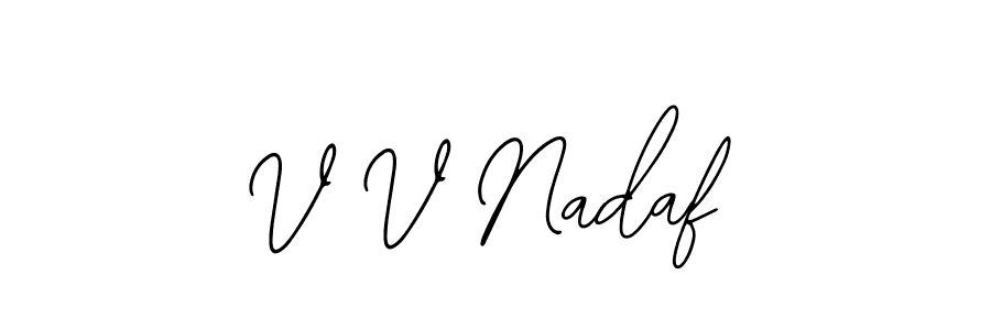 Best and Professional Signature Style for V V Nadaf. Bearetta-2O07w Best Signature Style Collection. V V Nadaf signature style 12 images and pictures png